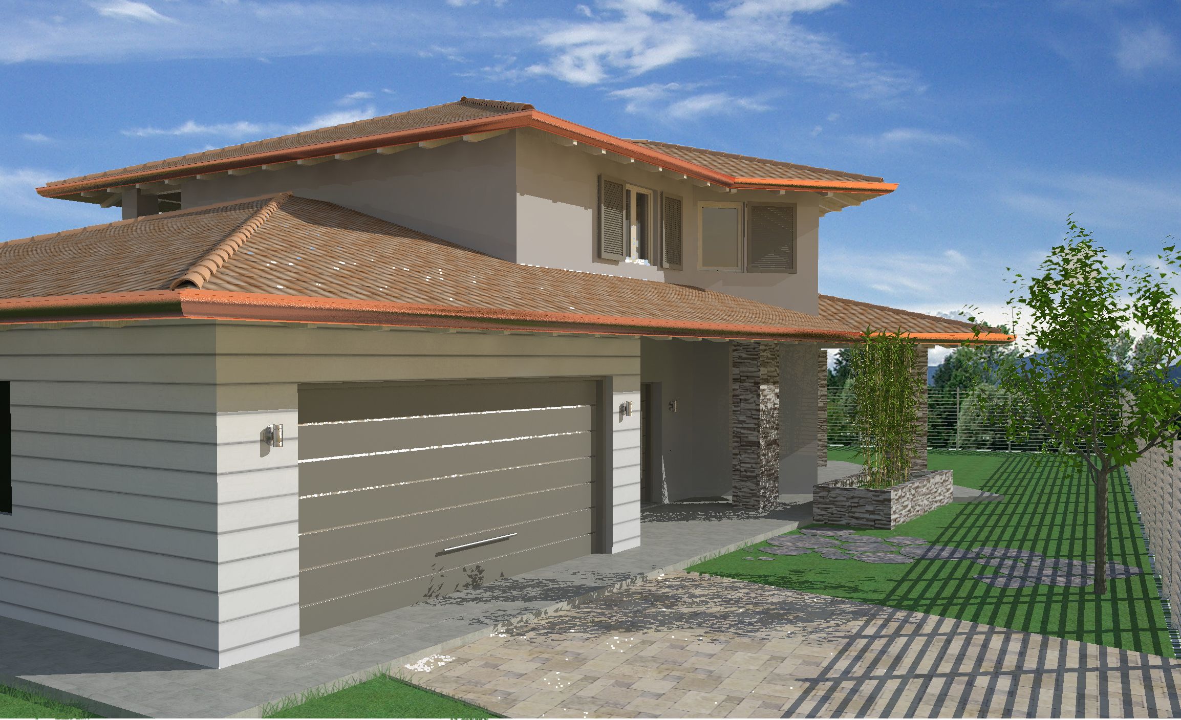 Nuova costruzione Borgomanero villa omega Impresa edile GALLO & VILLELLA a Borgo Ticino